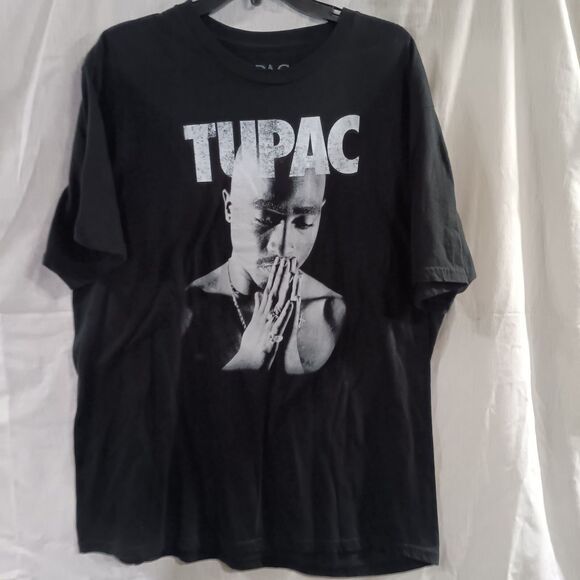 2 Pac Other - Tupac Shakur Men's XL Official Licensed 2Pac Prayer Graphic Hip Hop Rap T-Shirt